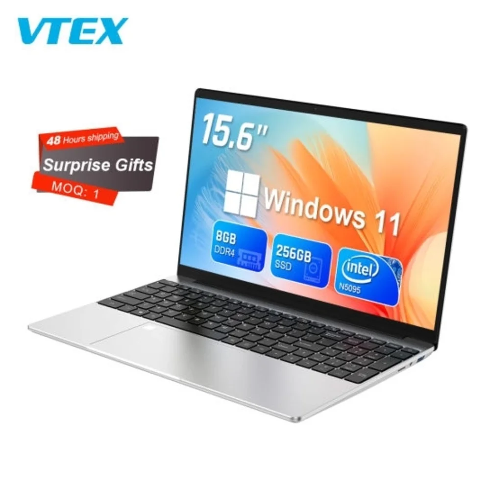 Sleek Silver Laptop